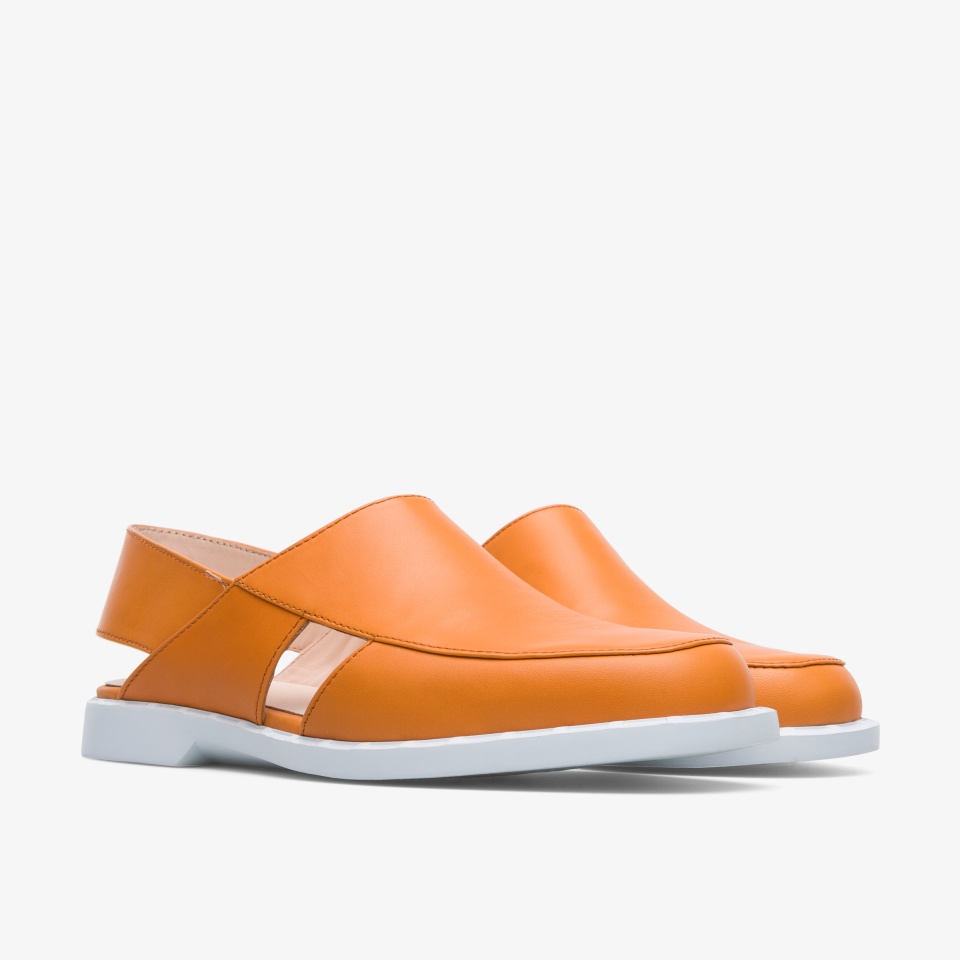 Camper Twins Orange - Camper Women's Sandals ||5473-LDSRH||